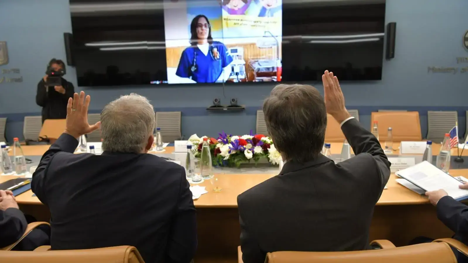 חדר המצב של משרד החוץ 27 במרץ 2022 חדר המצב של משרד החוץ 27 במרץ 2022