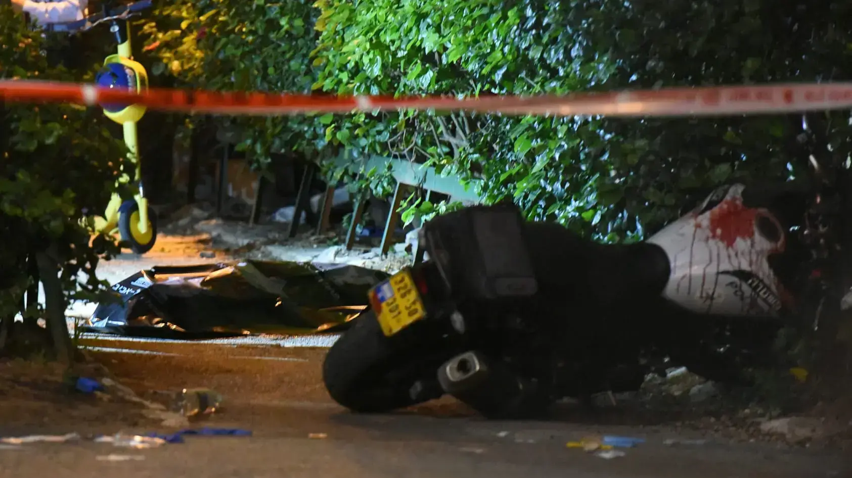 אופנוע השוטר פיגוע בבני ברק אופנוע השוטר פיגוע בבני ברק