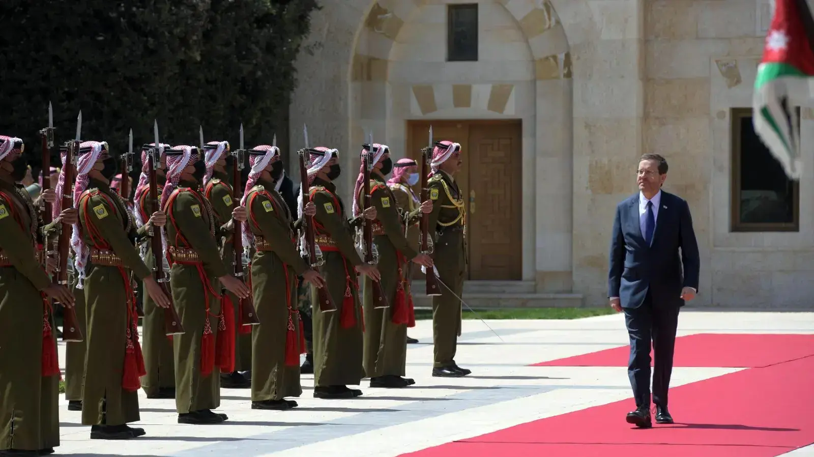 ביקור נשיא המדינה, יצחק הרצוג בירדן 30 במרץ 2022