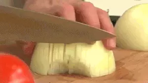 שיטה לחיתוך בצל שיטה לחיתוך בצל