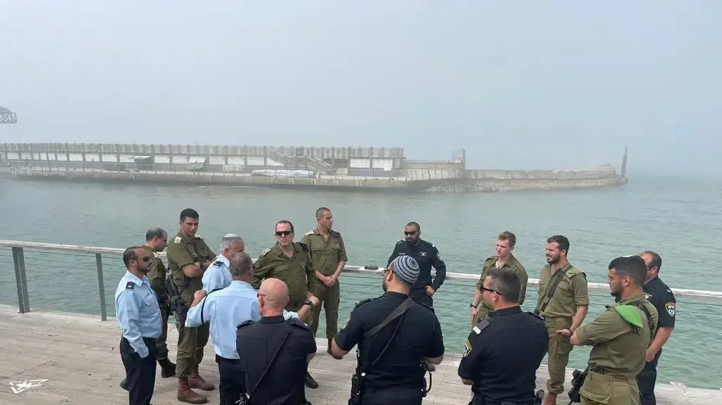 כוחות הביטחון בנמל תל אביב כוחות הביטחון בנמל תל אביב