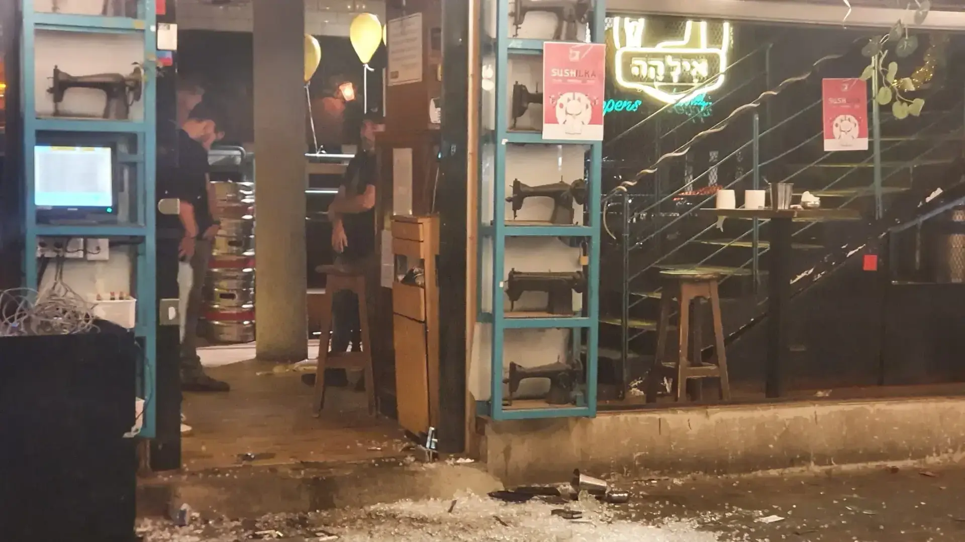 זירת פיגוע ברחוב דיזנגוף תל אביב, 7 באפריל 2022 זירת פיגוע ברחוב דיזנגוף תל אביב, 7 באפריל 2022