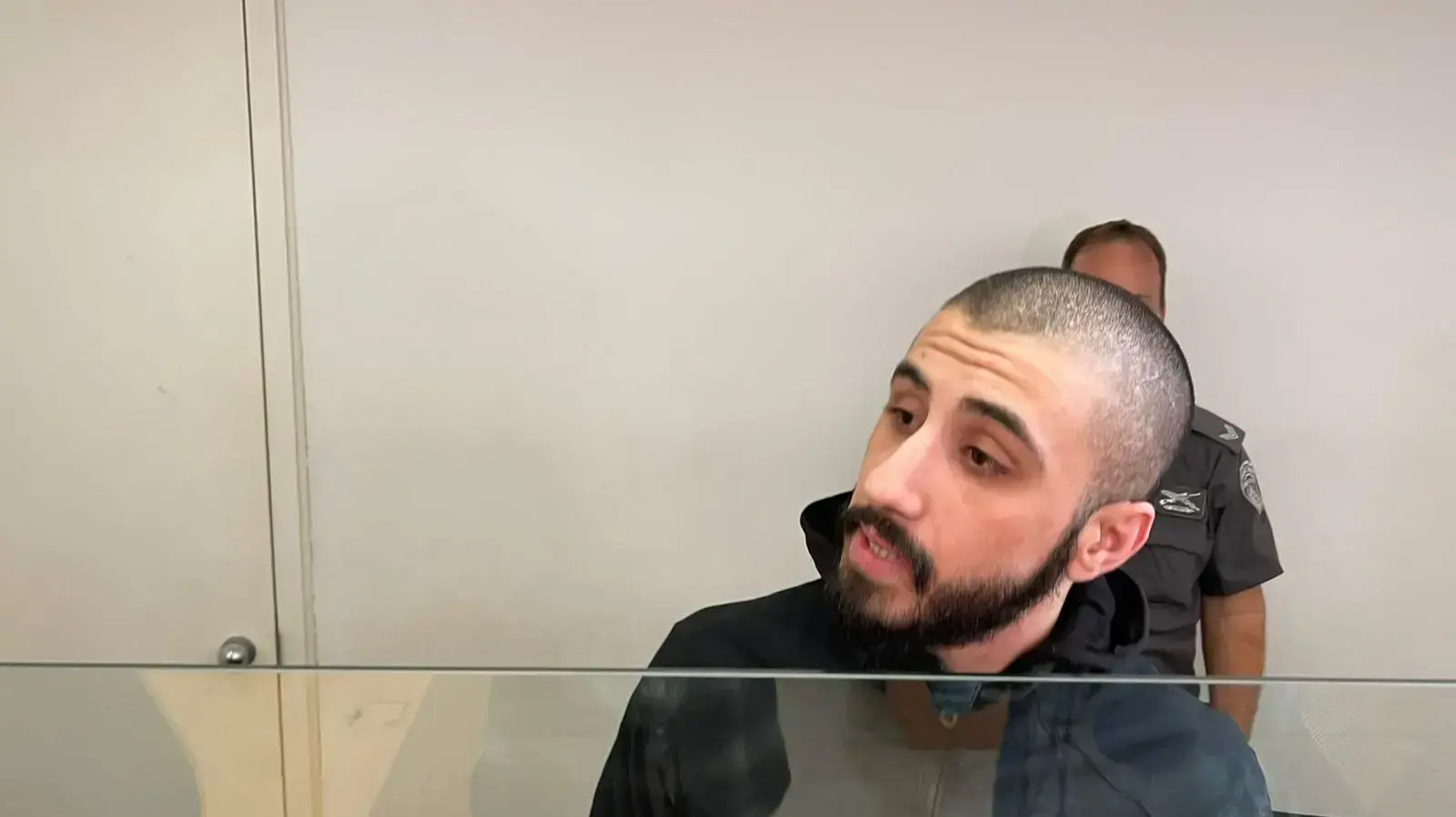 ויאם חסן בדיון גזר הדין בגין רצח דניאל חלבי, בית משפט מחוזי חיפה, 12 באפריל 2022 ויאם חסן בדיון גזר הדין בגין רצח דניאל חלבי, בית משפט מחוזי חיפה, 12 באפריל 2022