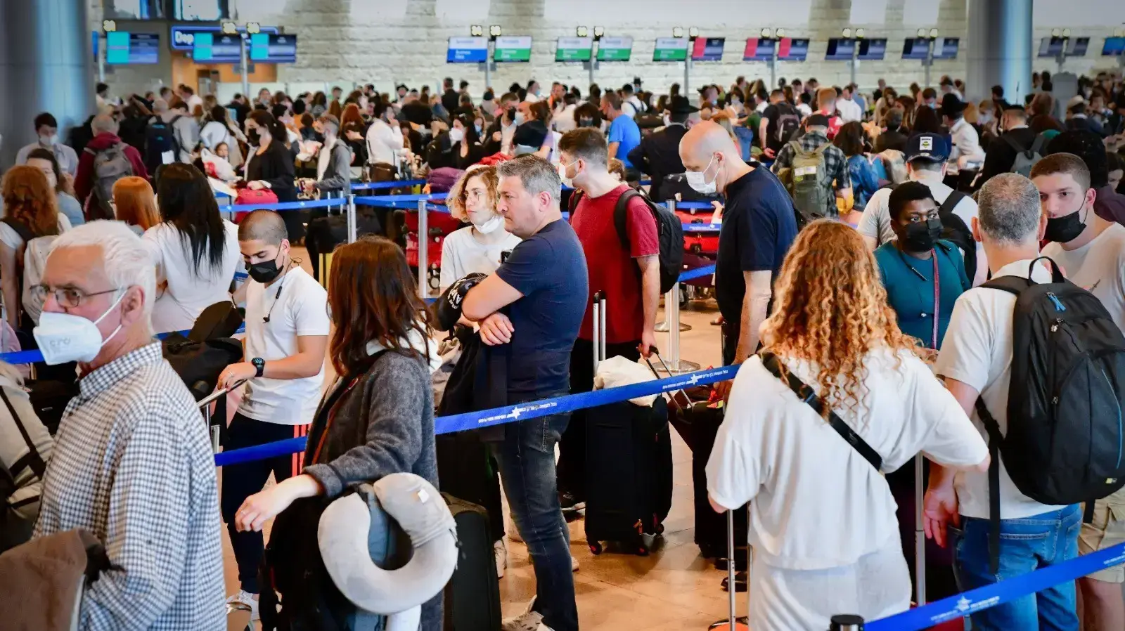 עומסים בנתב"ג 14 באפריל 2022 עומסים בנתב"ג 14 באפריל 2022