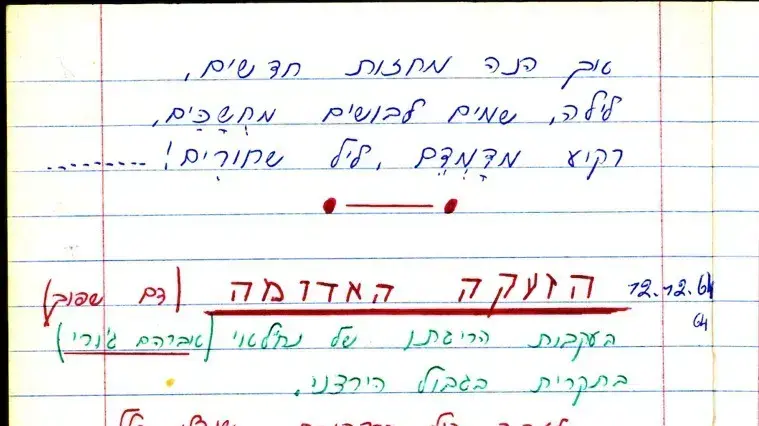 מחברת השירים של שלום (שולי) ליברמן מחברת השירים של שלום (שולי) ליברמן