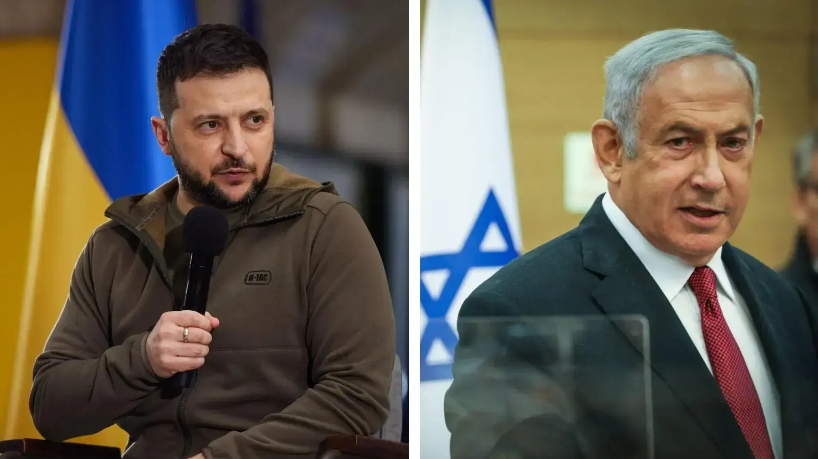 בנימין נתניהו, וולודימיר זלנסקי בנימין נתניהו, וולודימיר זלנסקי