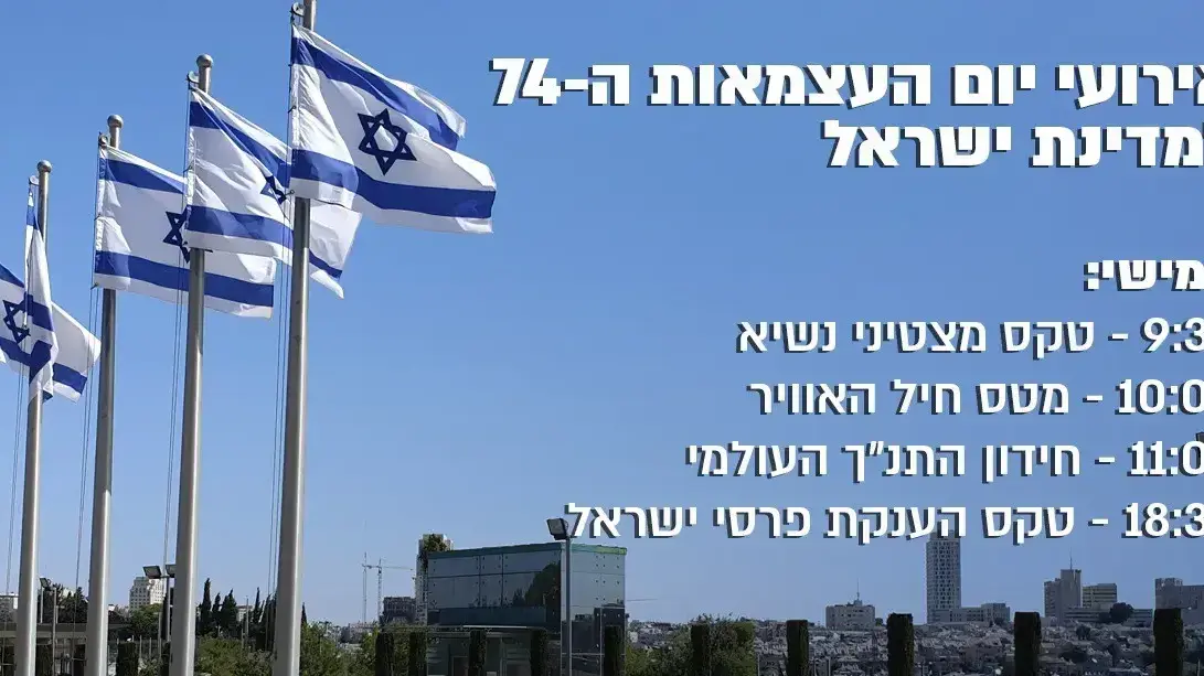 אינפו - אירועי יום העצמאות אינפו - אירועי יום העצמאות