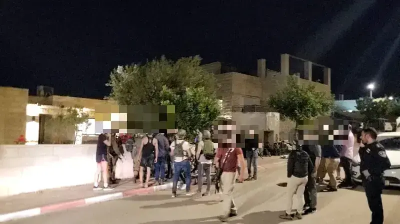 זירת האירוע בתקוע 