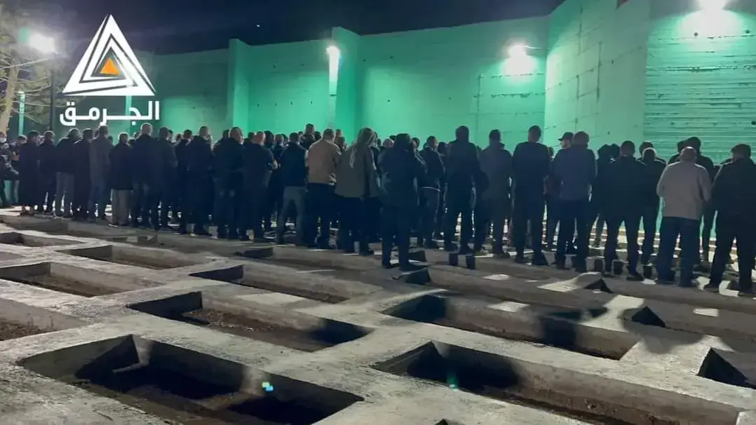 הלווית המחבלים שביצעו את הפיגוע בחדרה, אום אל-פחם. 9 במאי 2022 הלווית המחבלים שביצעו את הפיגוע בחדרה, אום אל-פחם. 9 במאי 2022