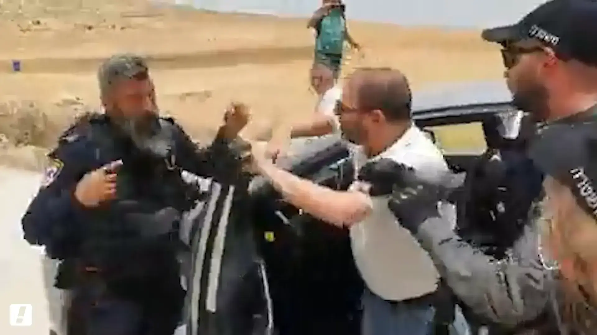 תיעוד העימות בין ח"כ עופר כסיף ללוחמי מג"ב 13.05.22