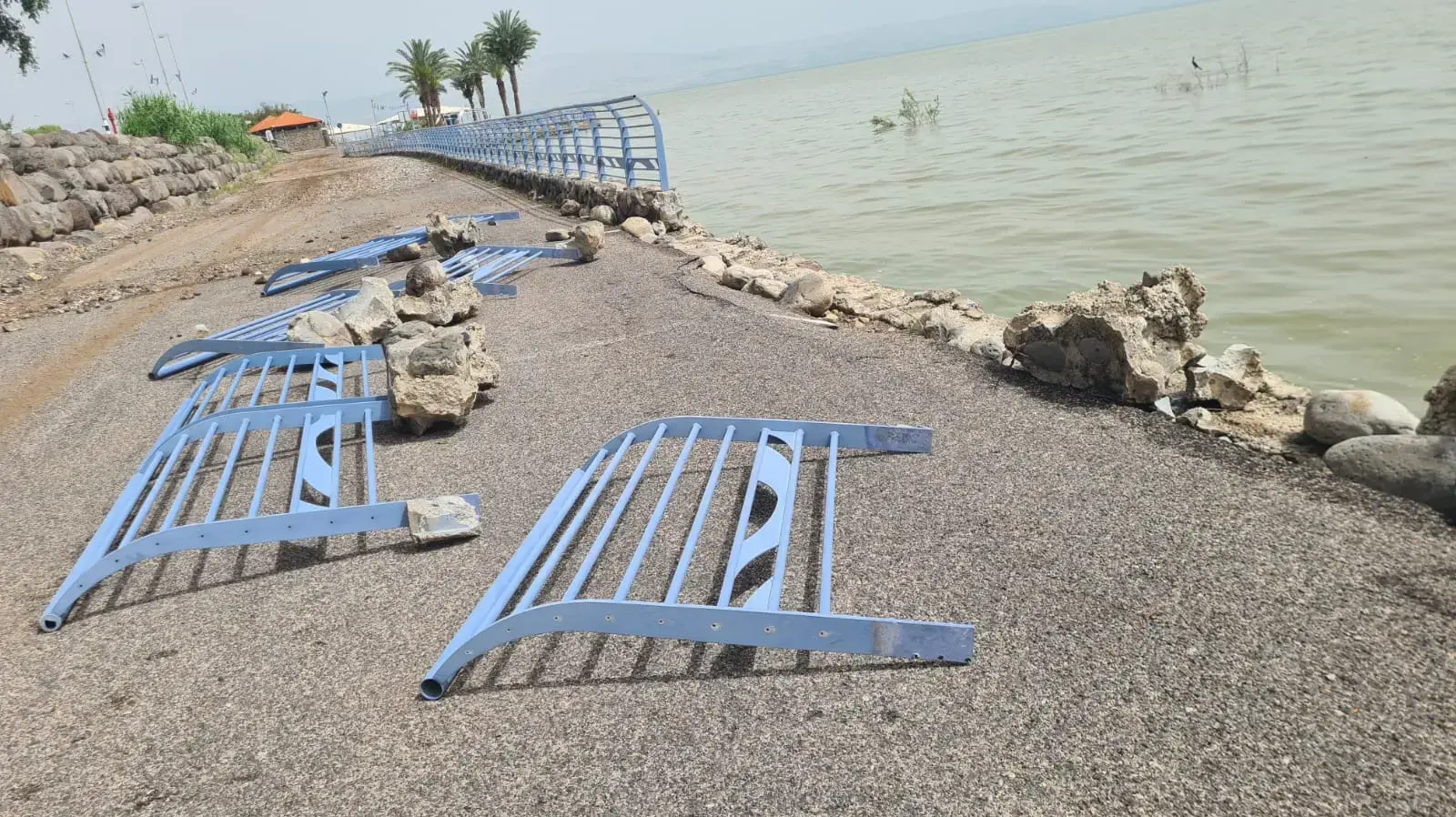 נזקי הסופה אמש בחופי איגוד ערים כינרת
נזקי הסופה אמש בחופי איגוד ערים כינרת