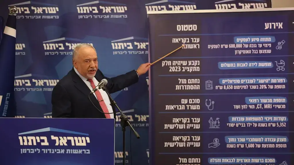 אביגדור ליברמן בישיבת סיעת ישראל ביתנו, 23 במאי 2022 אביגדור ליברמן בישיבת סיעת ישראל ביתנו, 23 במאי 2022