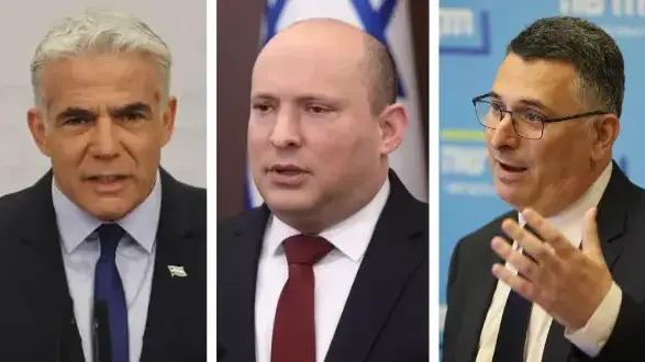 גדעון סער, נפתלי בנט, יאיר לפיד גדעון סער, נפתלי בנט, יאיר לפיד