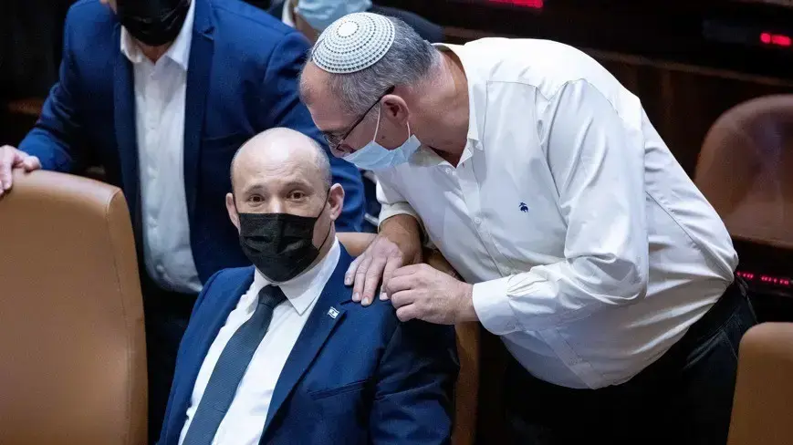 בנט, אורבך במליאת הכנסת 

