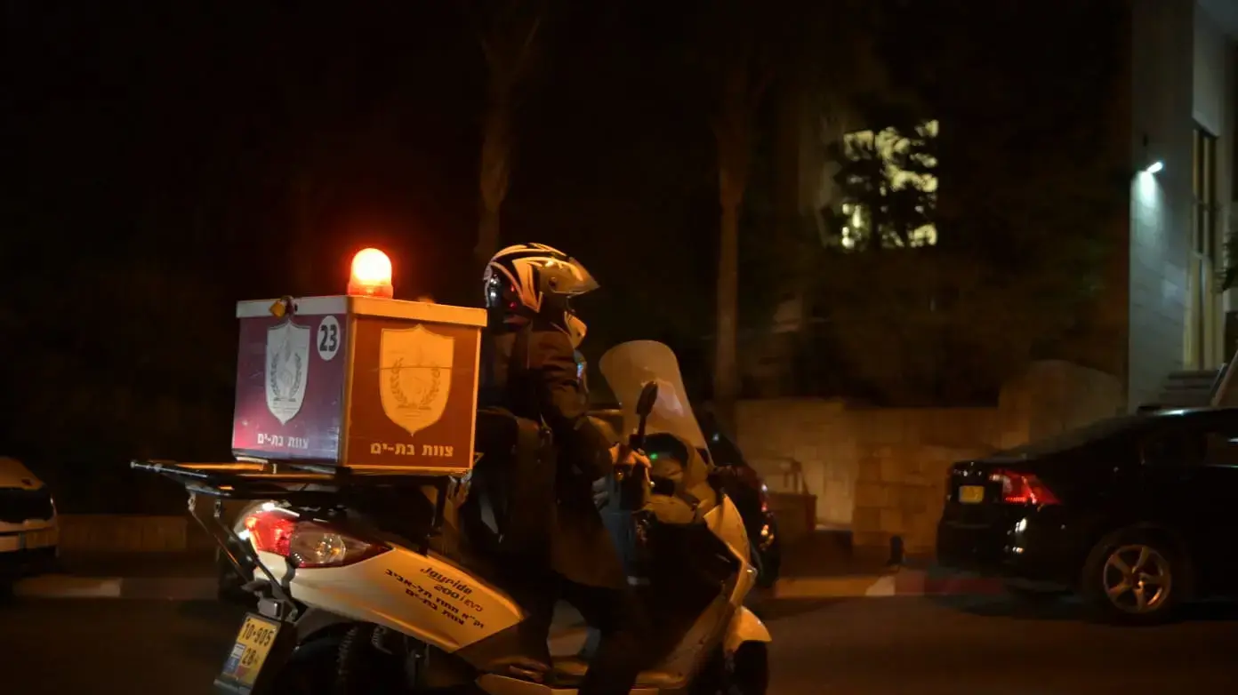 קטנוע מחוץ לזירת הרצח ברמת גן. 18 ביוני 2022 קטנוע מחוץ לזירת הרצח ברמת גן. 18 ביוני 2022
