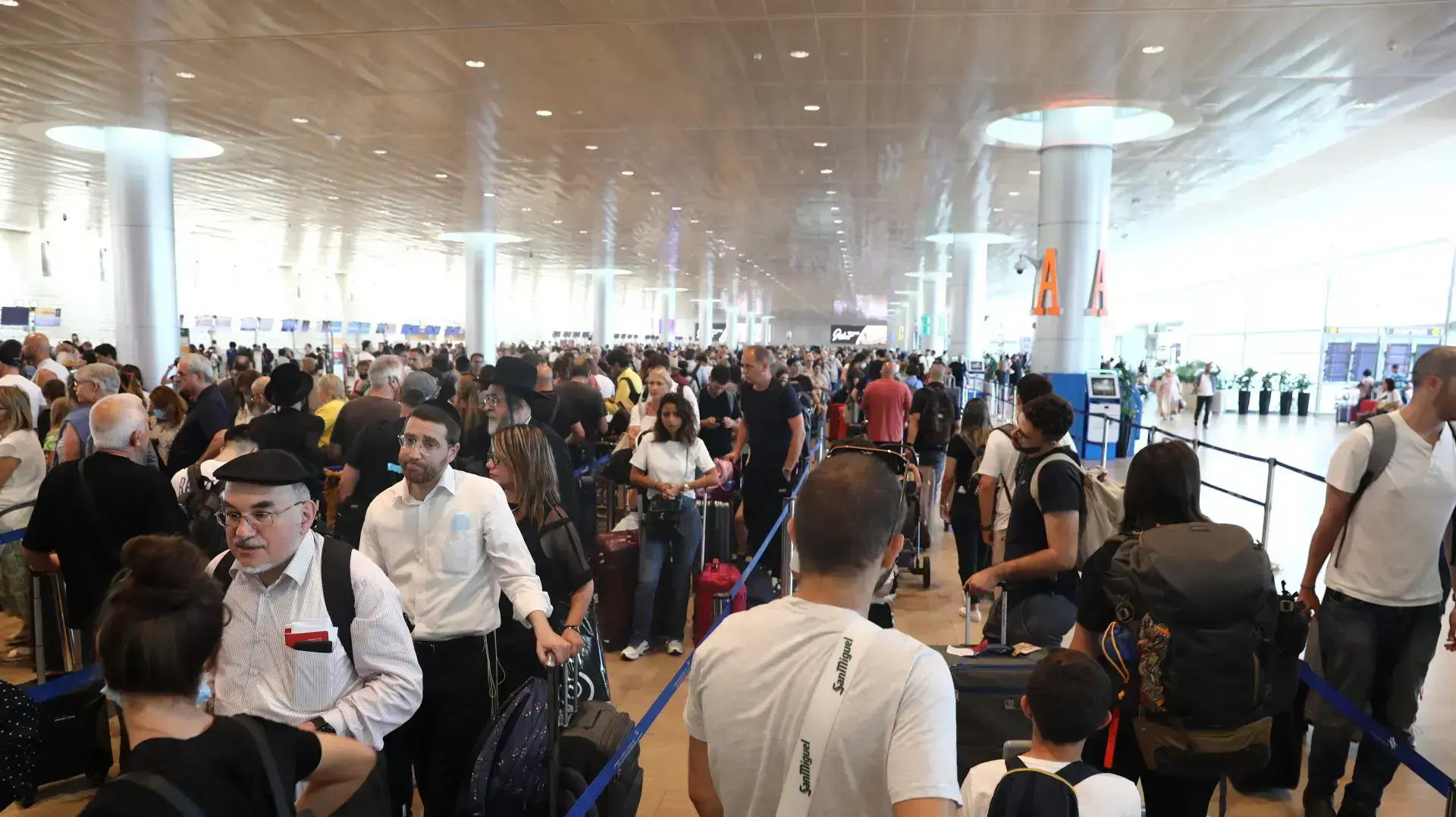 עומסים בנתב"ג 13 ביוני 2022 עומסים בנתב"ג 13 ביוני 2022