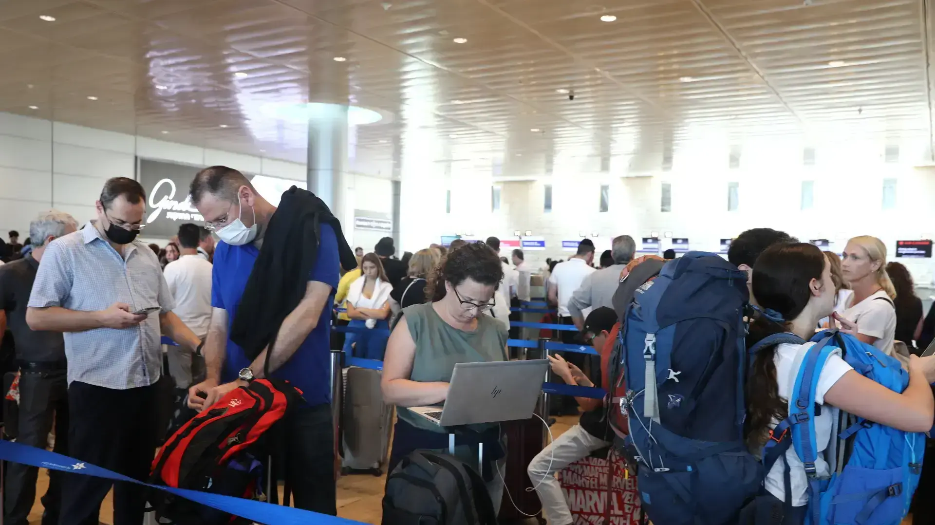 עומסים בנתב"ג 13 ביוני 2022 עומסים בנתב"ג 13 ביוני 2022