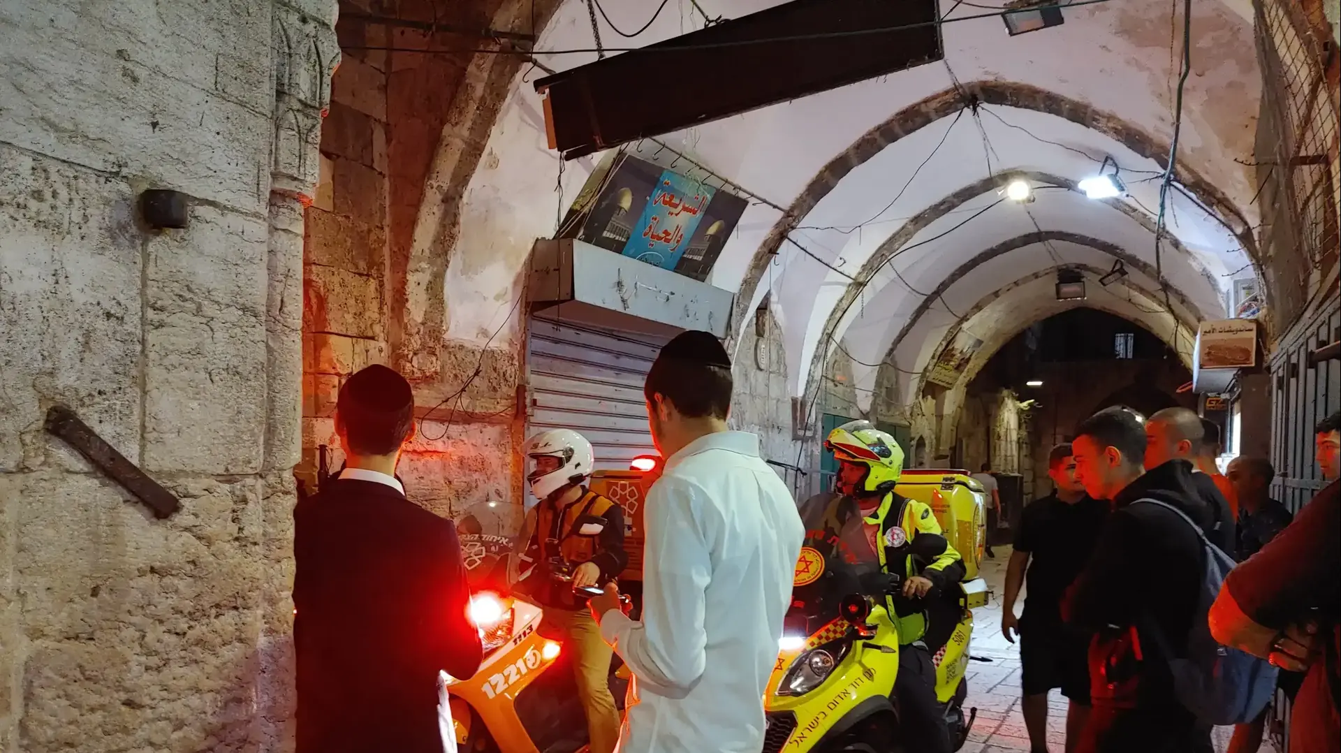 זירת ניסיון הפיגוע בסמוך להר הבית 28 ביוני 2022 זירת ניסיון הפיגוע בסמוך להר הבית 28 ביוני 2022