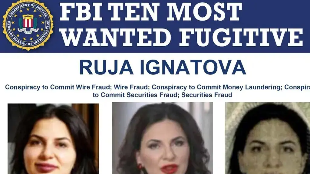 רז'ה איגנאטובה, ברשימת המבוקשים ביותר של ה-FBI רז'ה איגנאטובה, ברשימת המבוקשים ביותר של ה-FBI