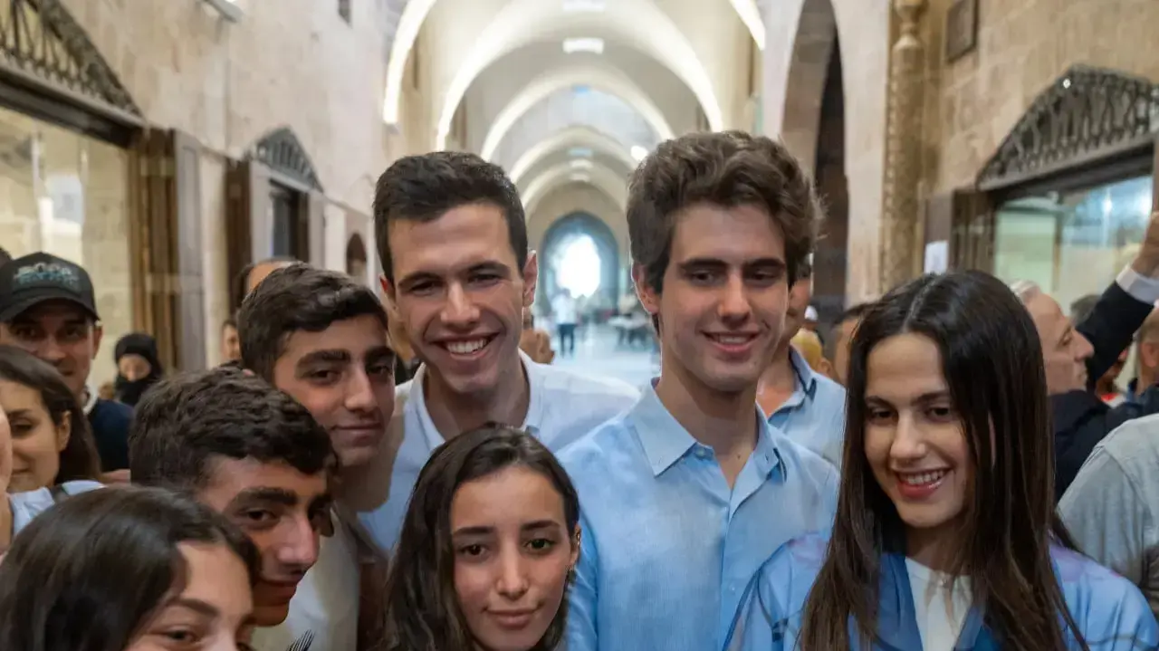 ביקור בשאר אסד ומשפחתו בחלב ביקור בשאר אסד ומשפחתו בחלב