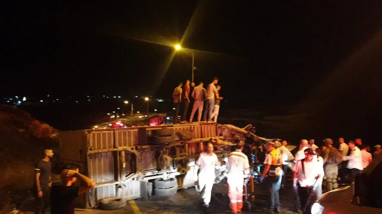תאונת דרכים קטלנית ביהודה ושומרון, 10 ביולי 2022 תאונת דרכים קטלנית ביהודה ושומרון, 10 ביולי 2022