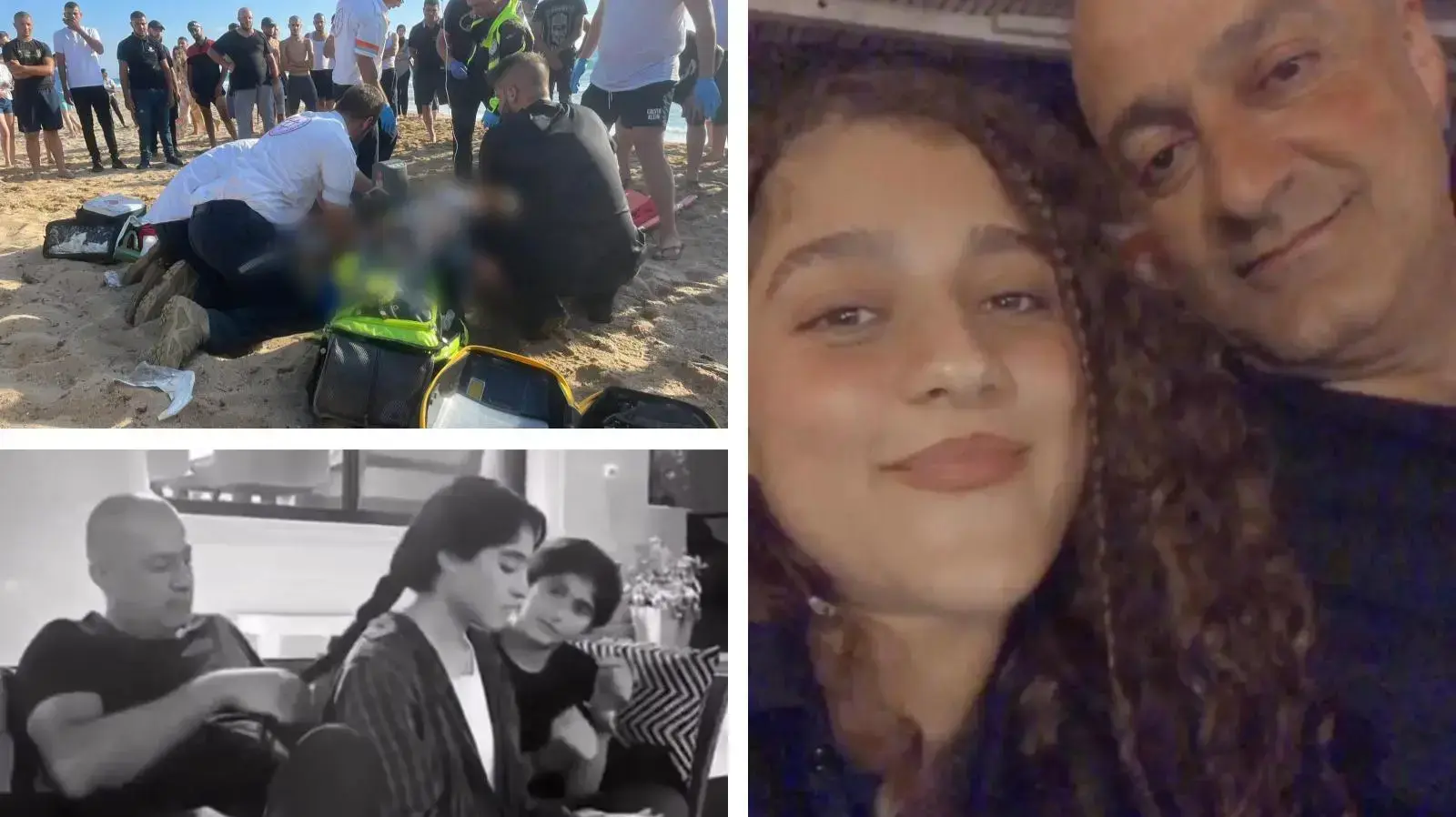 סגן גונדר האני אבו-ריש שטבע למוות בחוף בצת כשהציל את בתו דימא בת ה-17 11 ביולי 2022