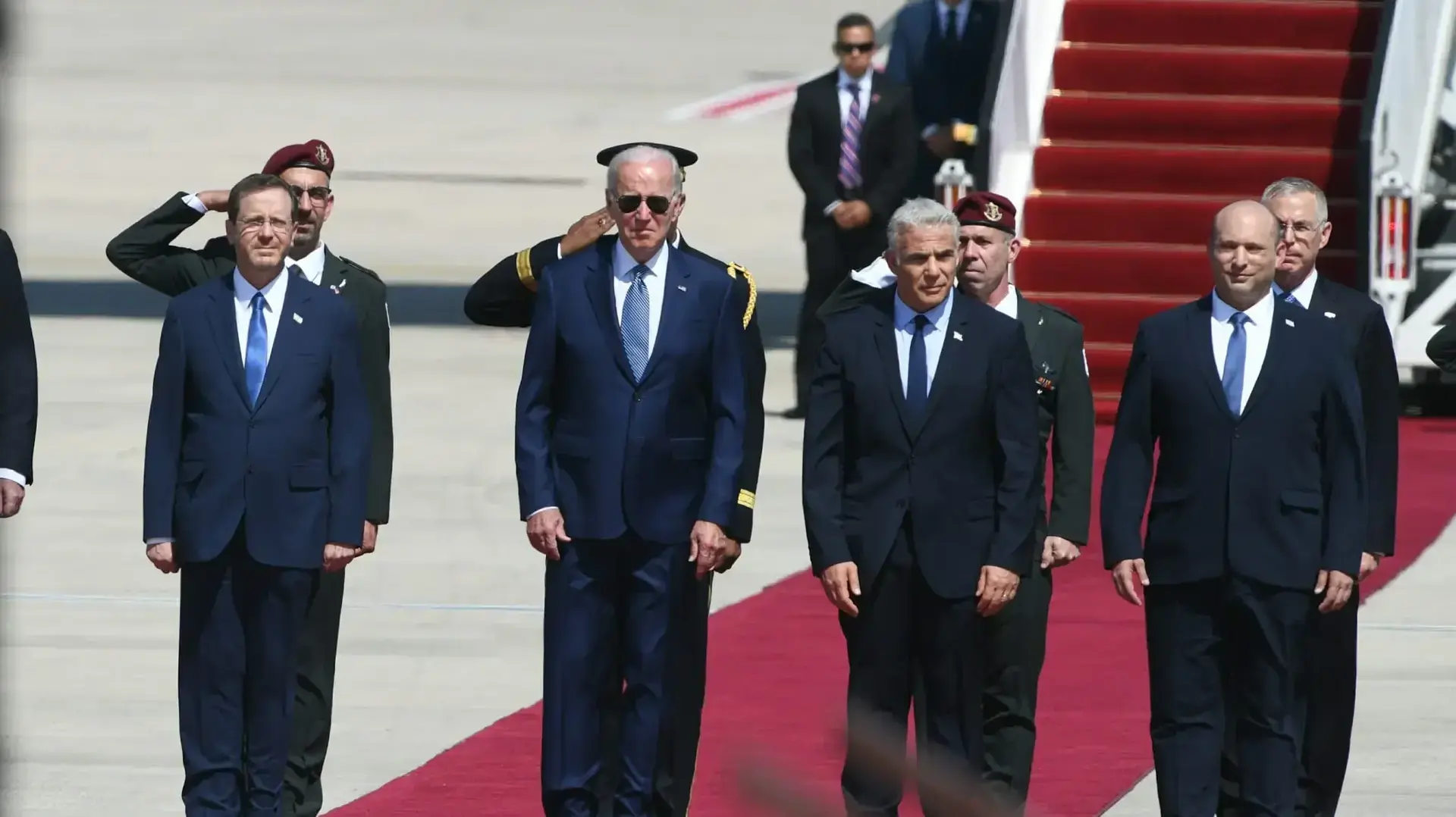 נשיא ארה"ב ג'ו ביידן בנתב"ג 13 ביולי 2022 נשיא ארה"ב ג'ו ביידן בנתב"ג 13 ביולי 2022