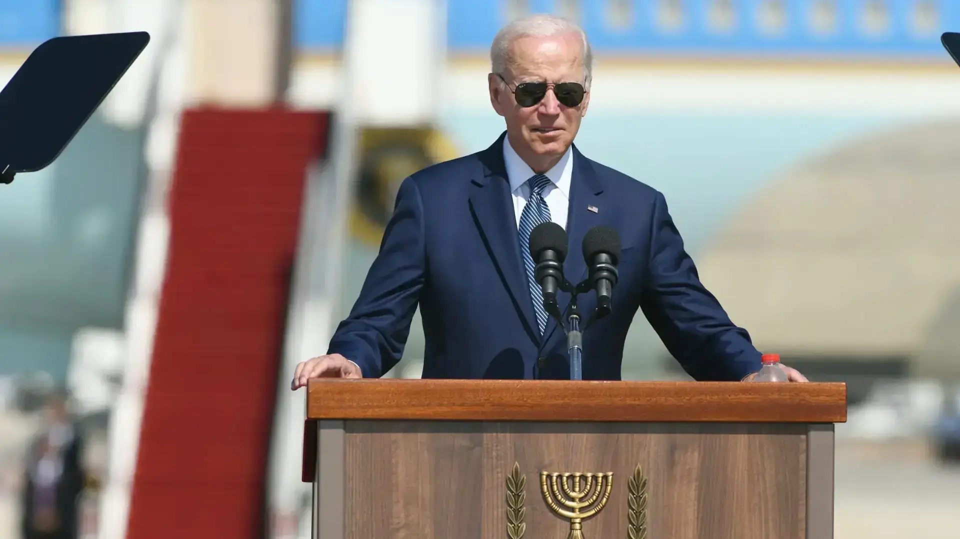 נשיא ארה"ב ג'ו ביידן בנתב"ג 13 ביולי 2022 נשיא ארה"ב ג'ו ביידן בנתב"ג 13 ביולי 2022