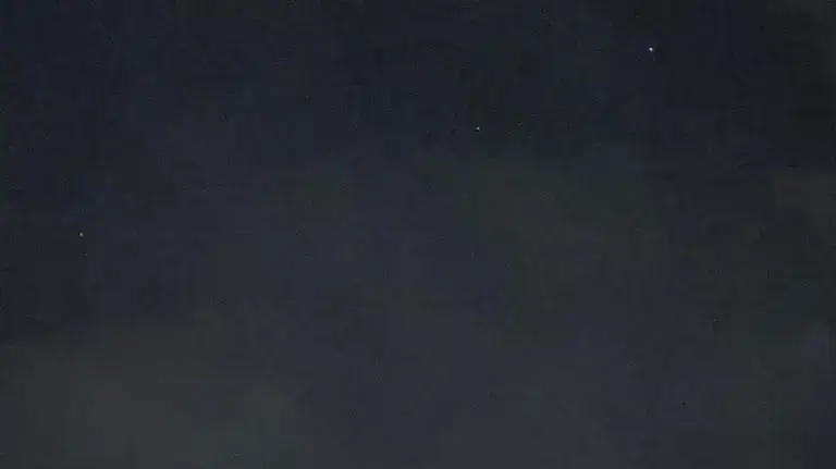אורות מסתוריים שנצפו בשמים באזור נהריה