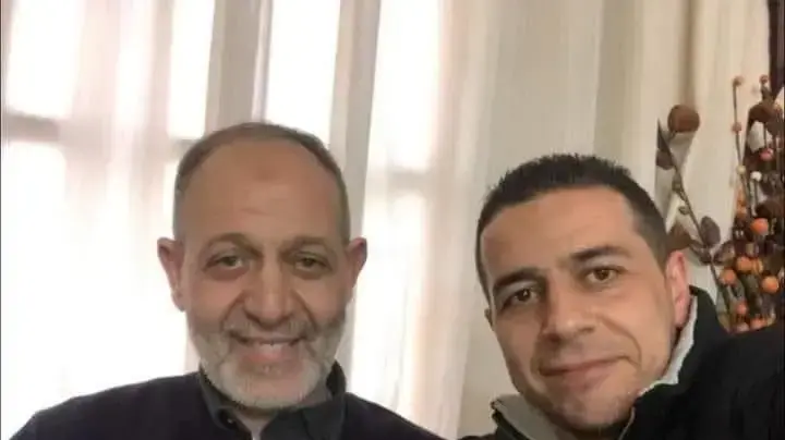 בסאם סעדי, בכיר הג'יהאד האסלאמי שנעצר בג'נין, לצד אשרף אל-ג'דע, סייענו של סעדי
בסאם סעדי, בכיר הג'יהאד האסלאמי שנעצר בג'נין, לצד אשרף אל-ג'דע, סייענו של סעדי