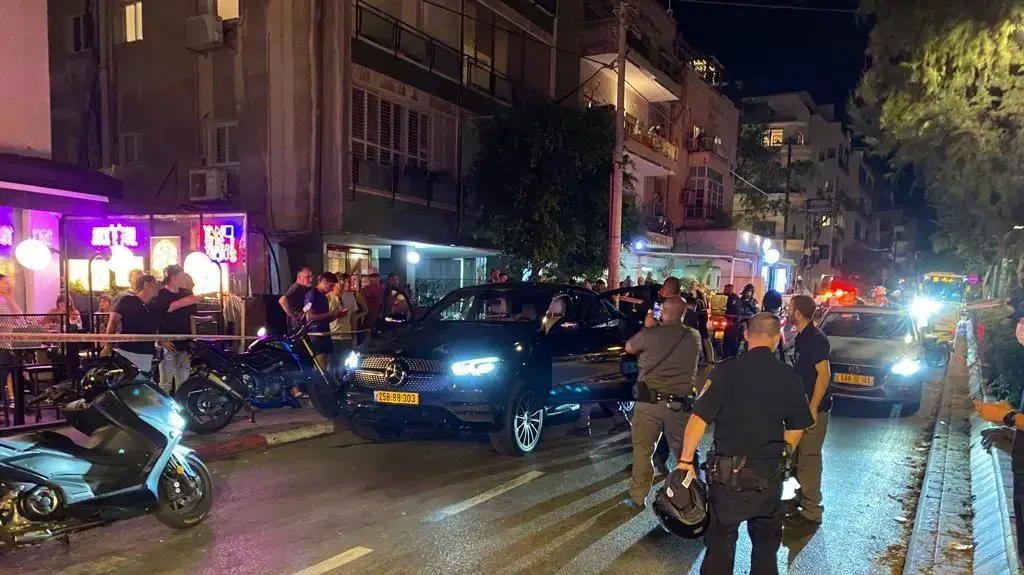 זירית אירוע הירי בתל אביב 2 באוגוסט 2022 זירית אירוע הירי בתל אביב 2 באוגוסט 2022