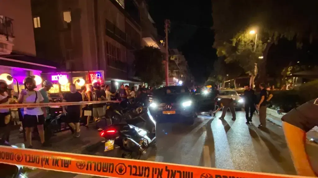 זירית אירוע הירי בתל אביב 2 באוגוסט 2022 זירית אירוע הירי בתל אביב 2 באוגוסט 2022