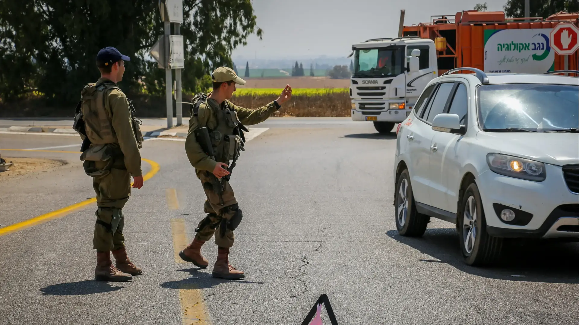 מחסום בעוטף עזה, 2 באוגוסט 2022 מחסום בעוטף עזה, 2 באוגוסט 2022