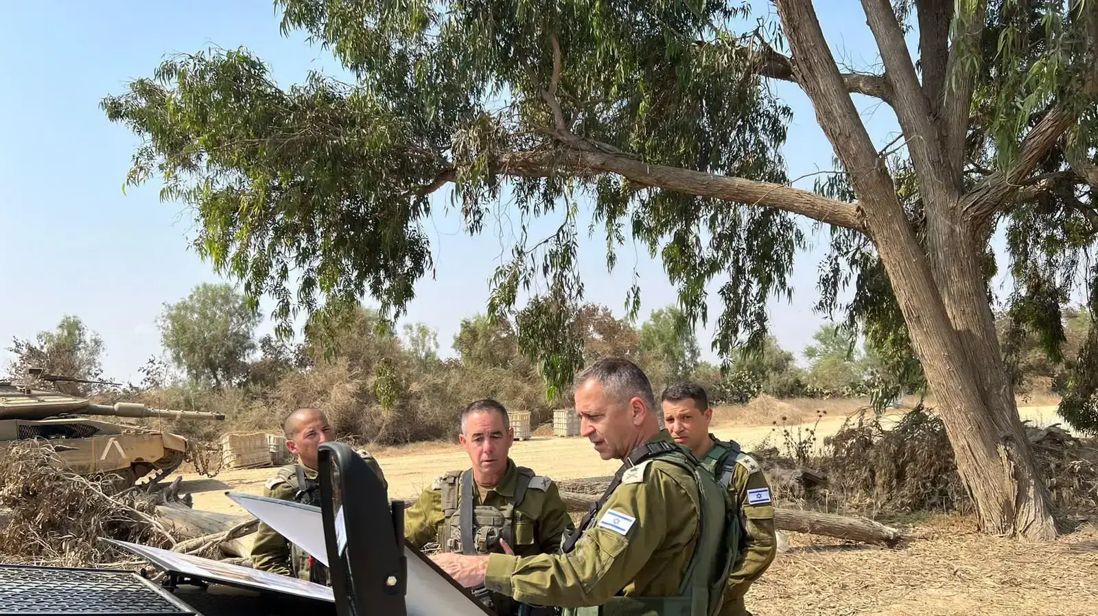 ביקור הרמטכ״ל באוגדת עזה 4 באוגוסט 2022