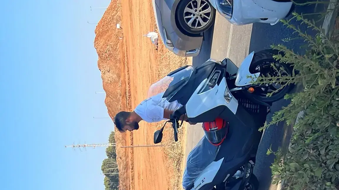 זירת אירוע הירי לעבר רכב סמוך לפארק המים בשפיים 21 באוגוסט 2022