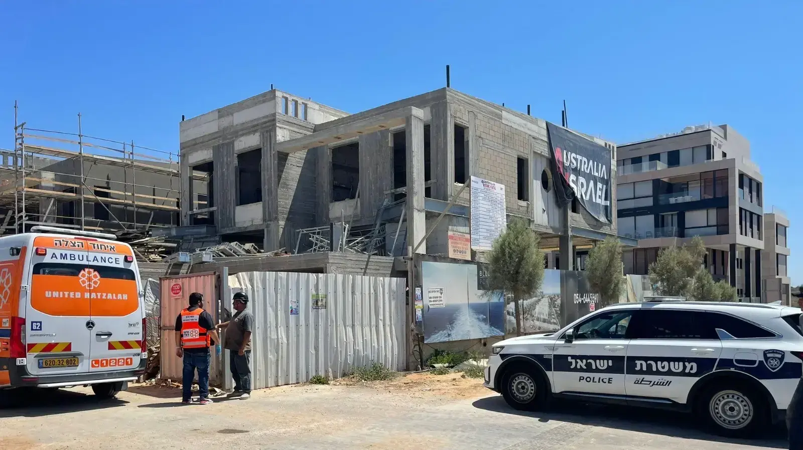 זירת אירוע הירי בהרצליה 24 באוגוסט 2022 זירת אירוע הירי בהרצליה 24 באוגוסט 2022