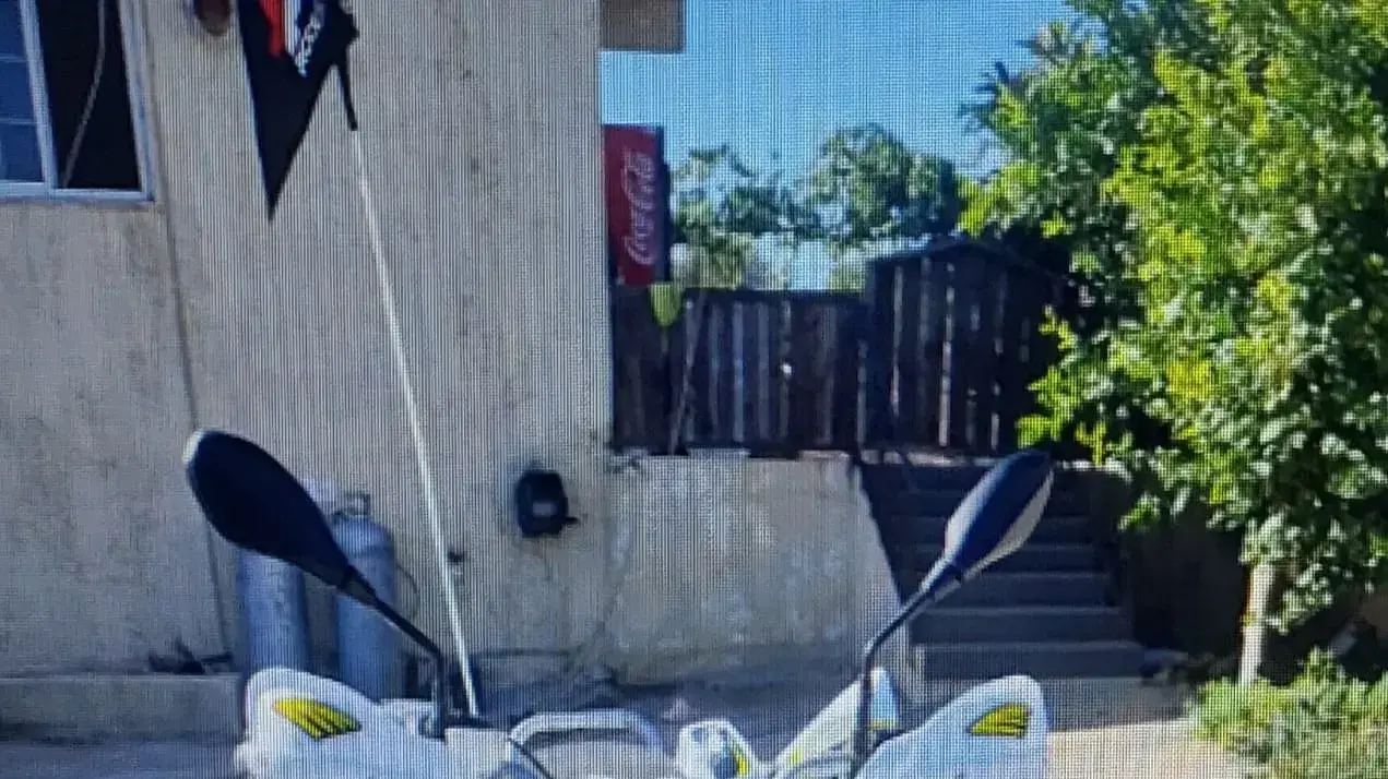 האופנוע שנמצא ברשתו של מאיר אסולין האופנוע שנמצא ברשתו של מאיר אסולין
