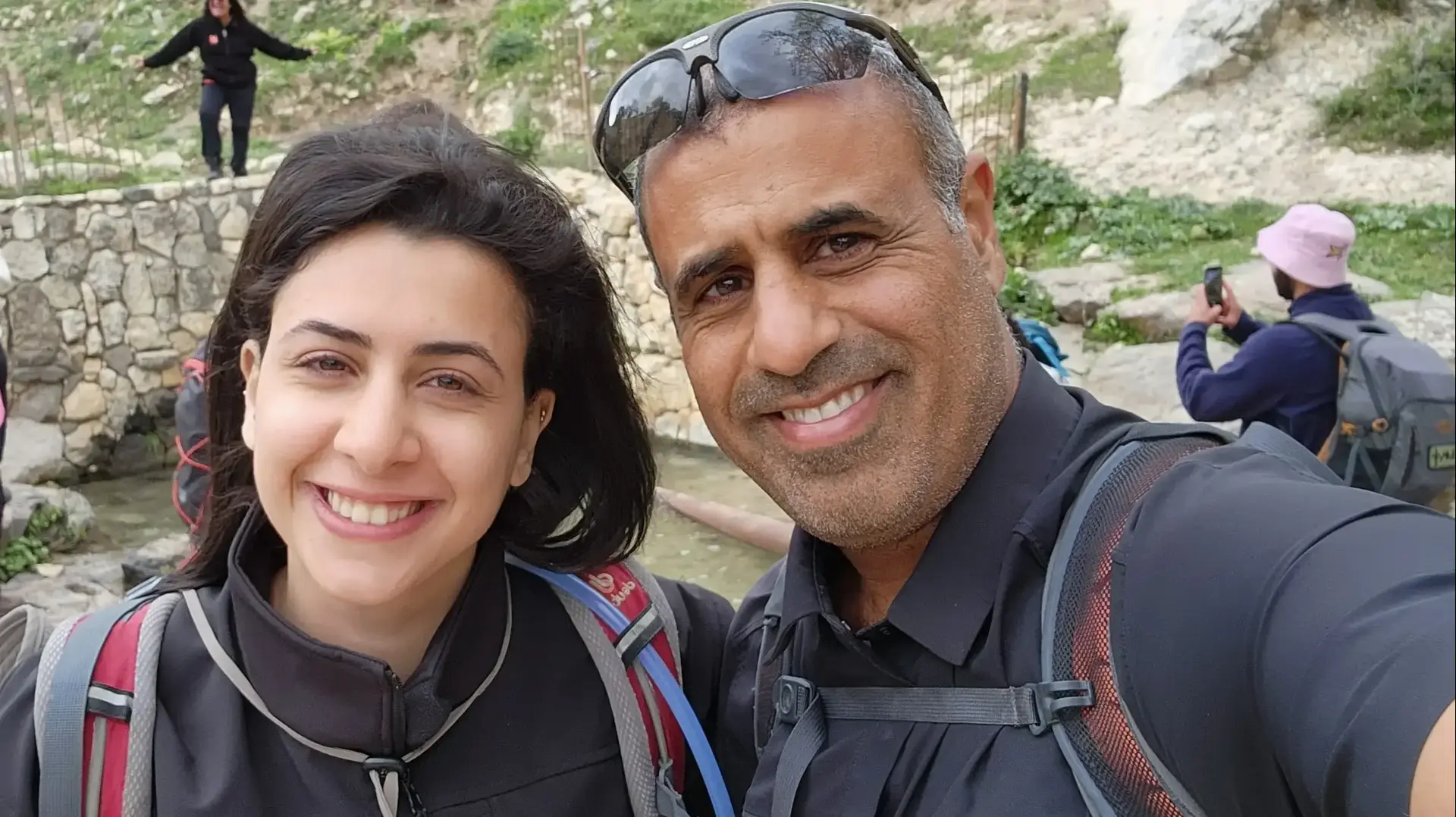 חיים חבשוש וילנה גרנברג בטיול בנחל דישון
אפריל 2022 חיים חבשוש וילנה גרנברג בטיול בנחל דישון
אפריל 2022