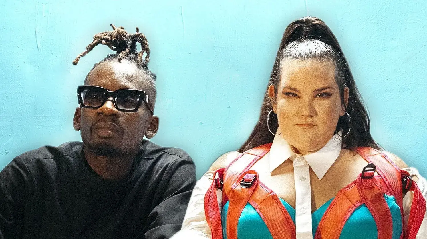 נטע ברזילי עם הזמר הניגרי Mr Eazi בצילומי הקליפ לשירה "פלייגראונד פוליטיקה" נטע ברזילי עם הזמר הניגרי Mr Eazi בצילומי הקליפ לשירה "פלייגראונד פוליטיקה"