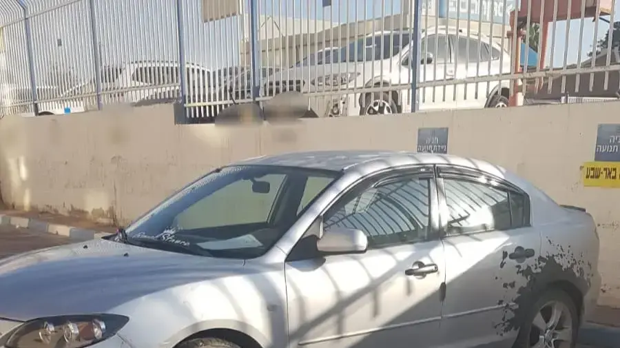 אחד הרכבים שנתפסו בנגב אחד הרכבים שנתפסו בנגב