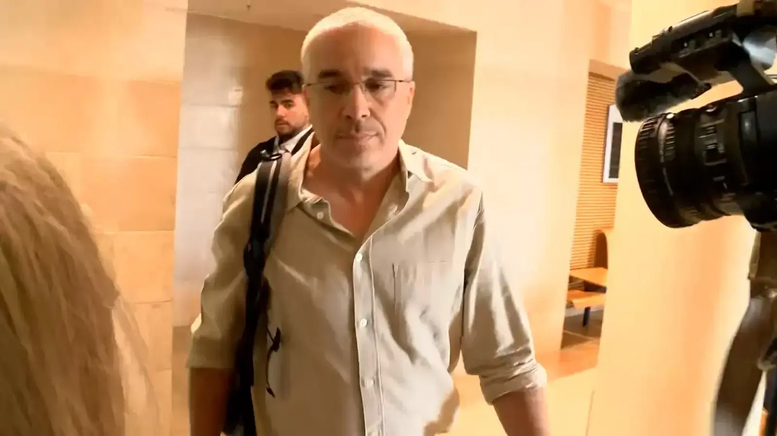 ראש המכינה באסון בנחל צפית בעד הגעתו לבית המשפט המחוזי ב"ש 13 בספטמבר 2022 