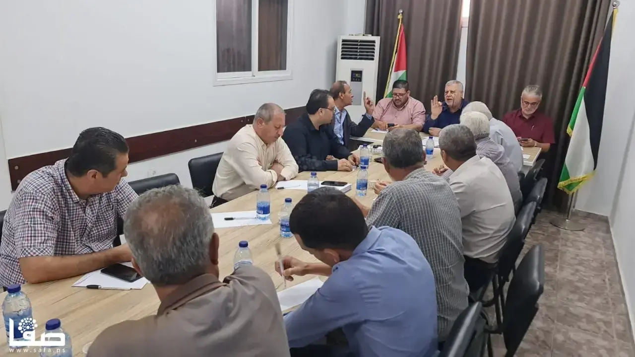 ישיבת חירום של הפלגים בעזה. 20 בפסטמבר 2022 ישיבת חירום של הפלגים בעזה. 20 בפסטמבר 2022