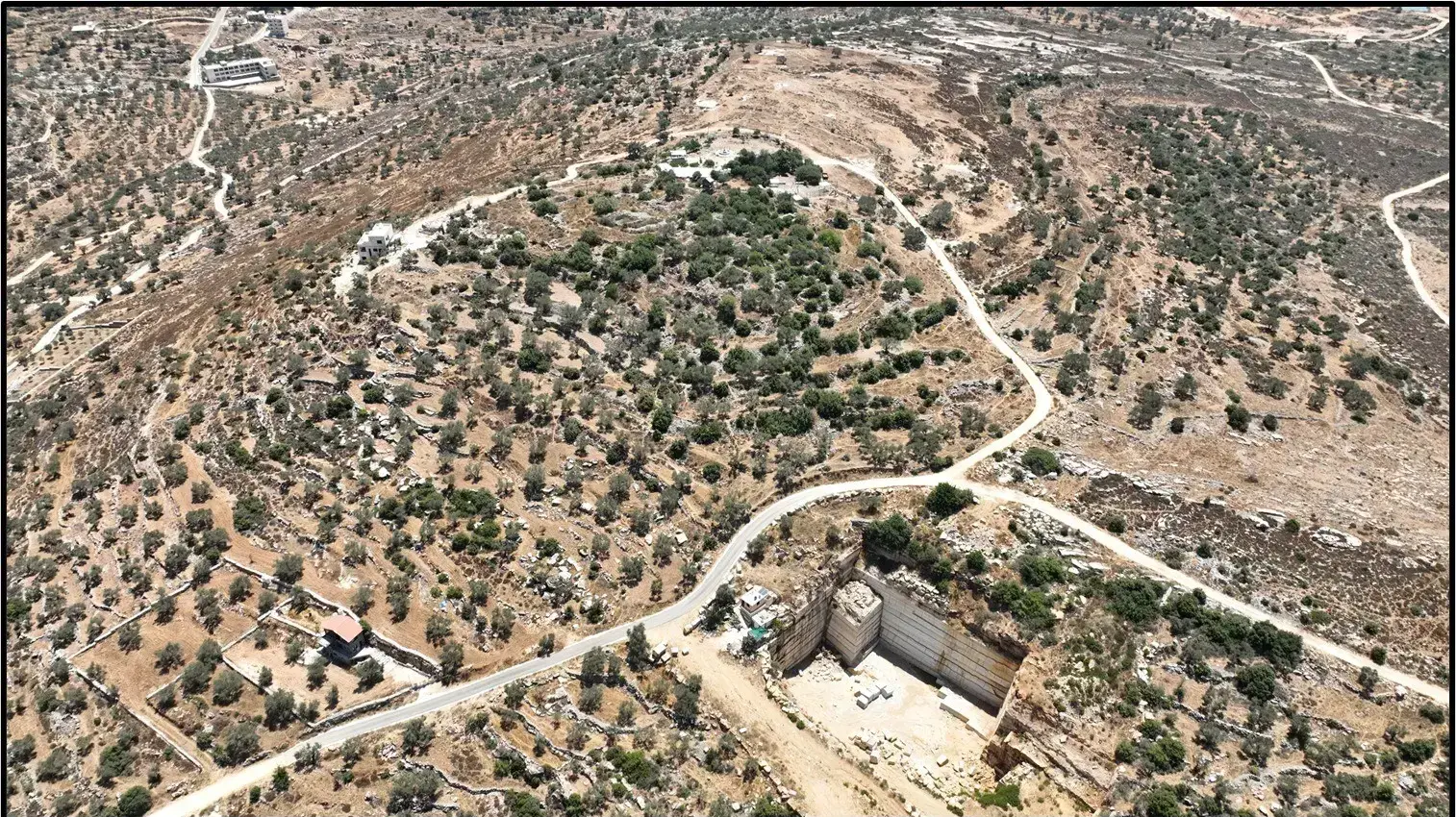 מחצבה פיראטית פלסטינית בבנימין