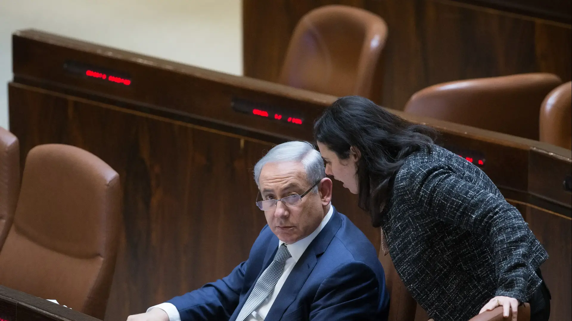 בנימין נתניהו,איילת שקד, 10 בפברואר 2016 בנימין נתניהו,איילת שקד, 10 בפברואר 2016