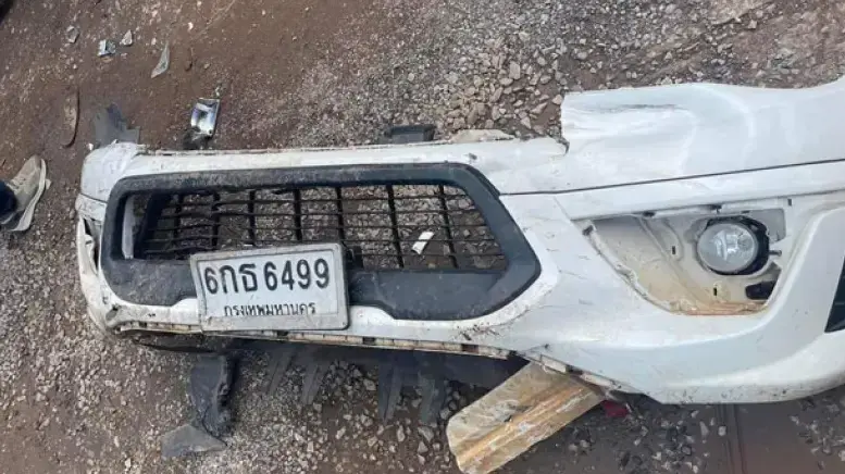 לוחית רישוי של החמוש במסע הטבח בתאילנד לוחית רישוי של החמוש במסע הטבח בתאילנד