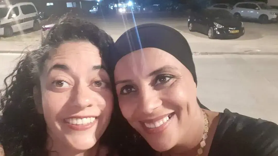 פנינה רינצלר ופאתן זינאתי. 15 באוקטובר 2022 פנינה רינצלר ופאתן זינאתי. 15 באוקטובר 2022