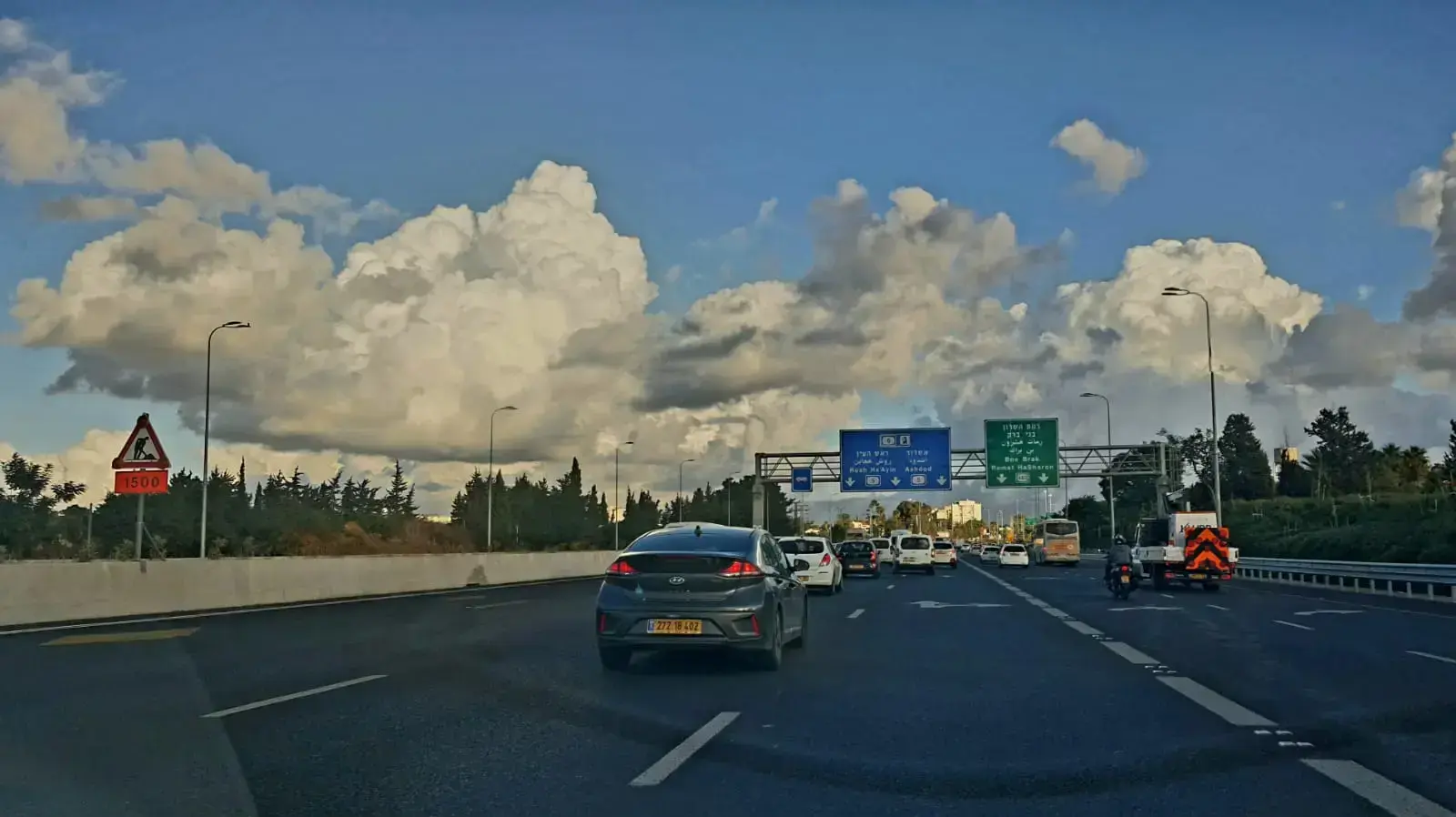 עננים בכביש 5, 8 בנובמבר 2022 עננים בכביש 5, 8 בנובמבר 2022