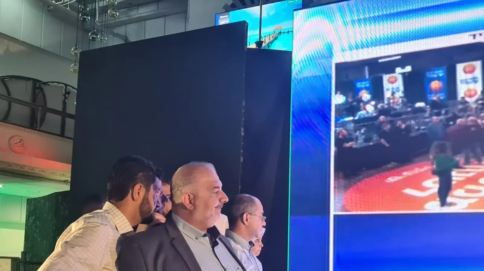 מנסור עבאס במטה רע"ם, בחירות לכנסת ה-25, טמרה, 1 בנובמבר 2022
