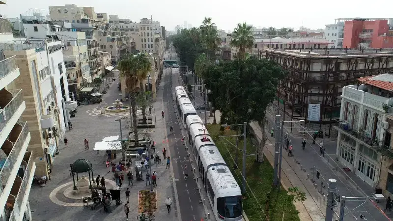 הקו האדום של הרכבת הקלה שדרות ירושלים יפו הקו האדום של הרכבת הקלה שדרות ירושלים יפו