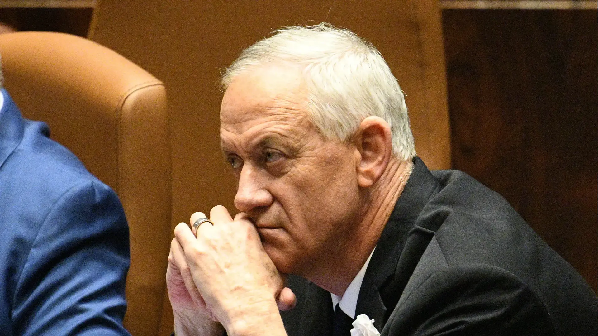 בני גנץ בהשבעת הכנסת ה-25, 15 בנובמבר 2022 בני גנץ בהשבעת הכנסת ה-25, 15 בנובמבר 2022